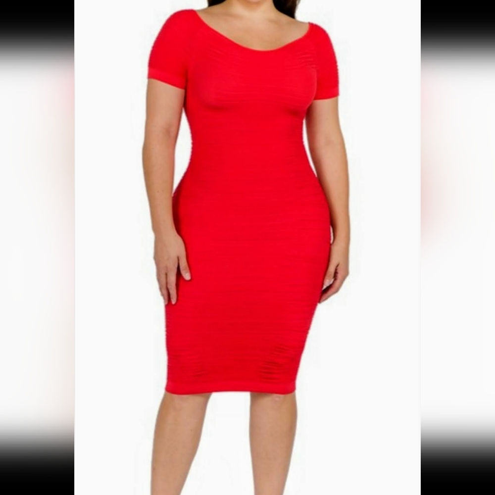 Ruched Stretch Dress